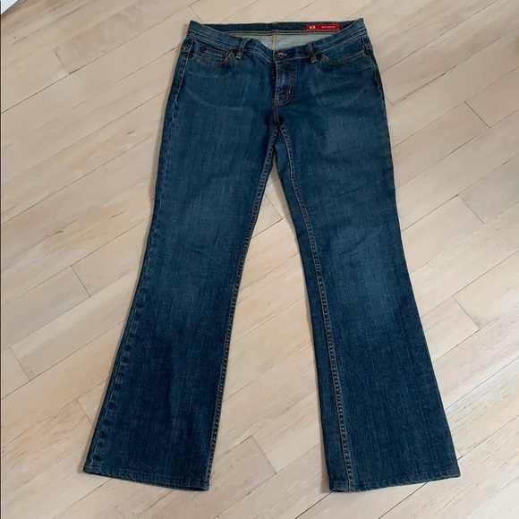 Express Denim - Express Slim Fit Super Low Rise Flare Leg - 8L